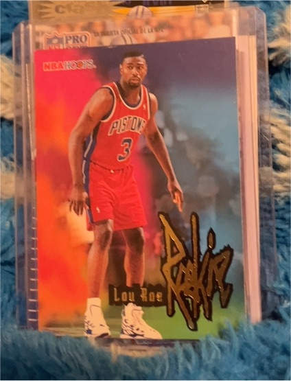 1995-96 Hoops #262 Lou Roe — front