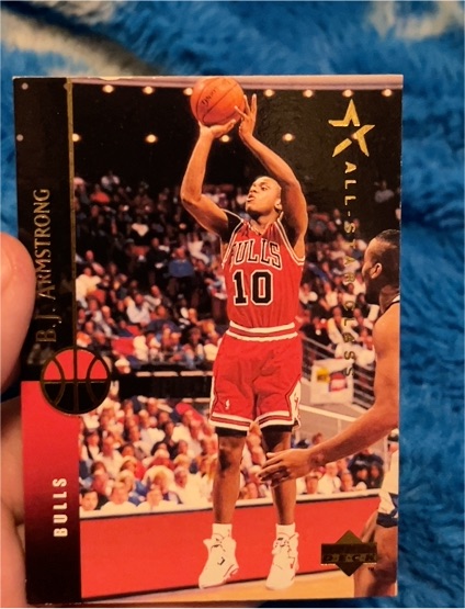 1994-95 Upper Deck #31 B.J. Armstrong Chicago Bulls — front