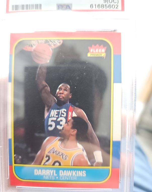 1986 Fleer #24 Darryl Dawkins — front