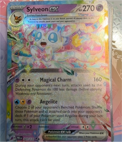 2021 Pokémon Sv: Prismatic Evolutions #041 Sylveon ex — front