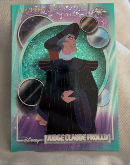 2026 Topps Chrome Disney #32 Judge Claude Frollo — front
