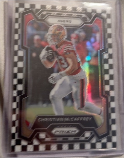 2023 Panini Prizm Checkerboard #267 Christian McCaffrey — front