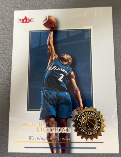 2000-01 Fleer Authority #80 Mitch Richmond — front