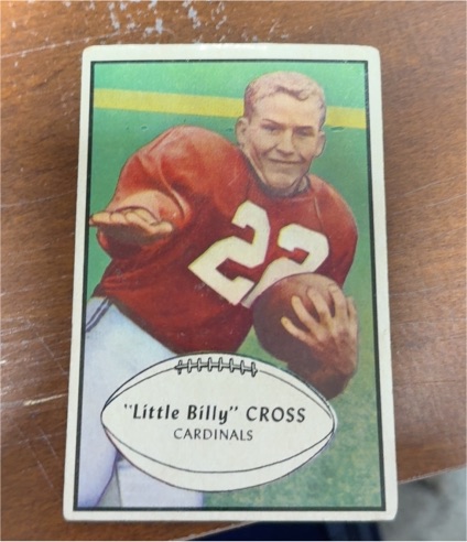 1953 Bowman #96 Little Billy Cross — front