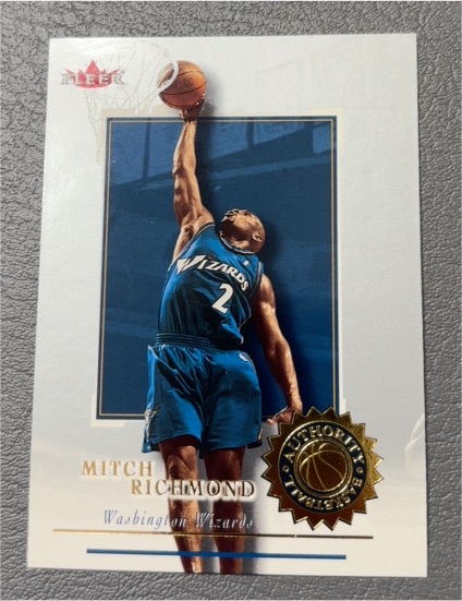 2000-01 Fleer Authority #80 Mitch Richmond — front