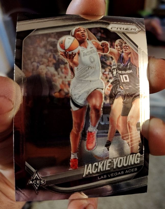 2025 Panini Prizm WNBA #23 Jackie Young — front