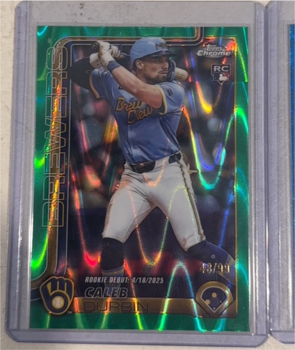 2025 Topps Chrome Update #USC82 Caleb Durbin — front