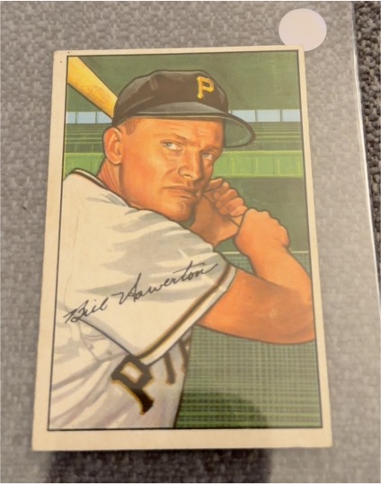 1952 Bowman #119 Bill Howerton — front