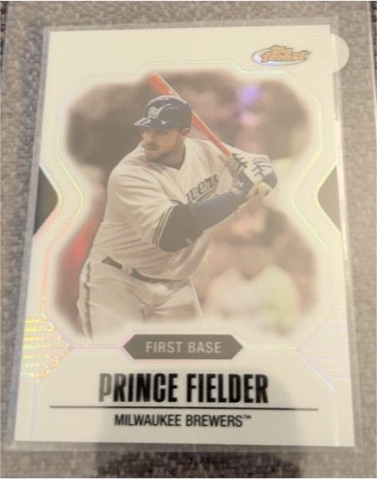 2007 Topps Finest #31 Prince Fielder Milwaukee Brewers — front