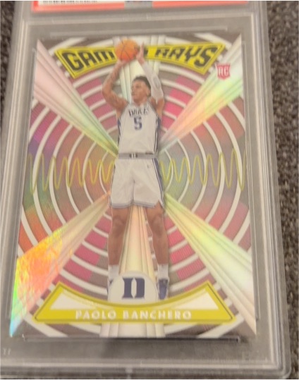 2022 Panini Chronicles Draft Picks Gamma Rays #ZG-PAO Paolo Banchero — front