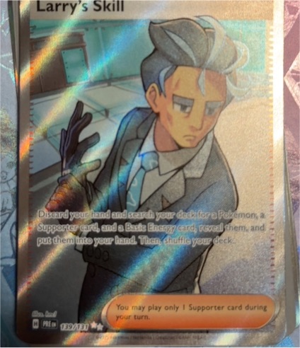 2025 Pokémon Prismatic Evolutions #139 Larry's Skill — front