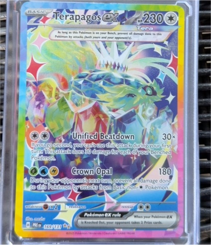 2022 Pokémon Prismatic Evolutions #169 Terapagos ex — front