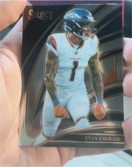 2025 Panini Select #210 Evan Engram Denver Broncos — front