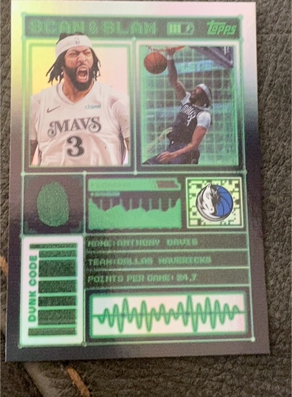 2025-26 Topps #SS-23 Anthony Davis Scan and Slam — front