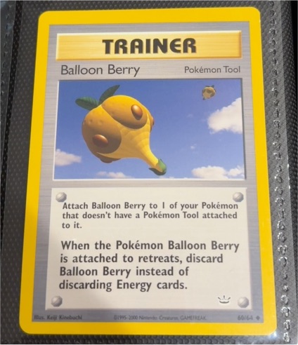 2001 Neo Revelation #60 Balloon Berry — front