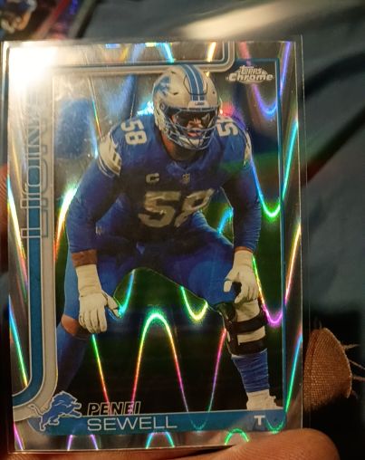 2025 Topps Chrome #99 Penei Sewell — front