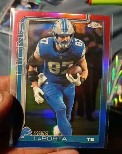 2025 Topps Chrome #100 Sam LaPorta — front
