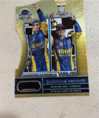 2005 Press Pass Eclipse Destination Win Die-Cut #DW4 Jimmie Johnson — front