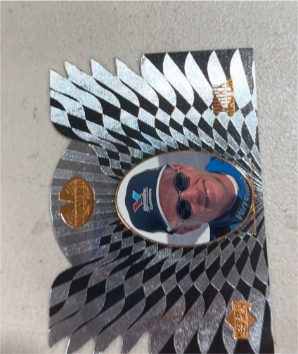 2000 Upper Deck Victory Circle Die-Cut #V7 Mark Martin — front