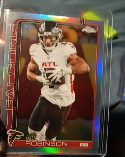 2025 Topps Chrome #16 Bijan Robinson — front