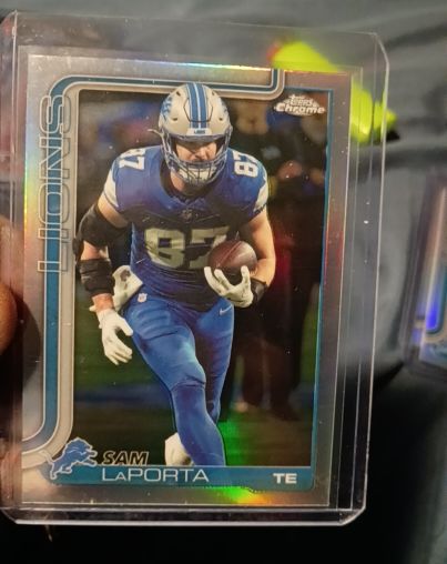 2025 Topps Chrome #100 Sam LaPorta — front