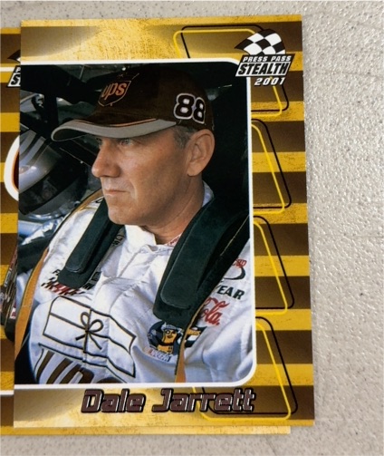 2001 Press Pass Stealth #42 Dale Jarrett — front