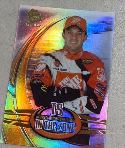 2004 Press Pass Premium #IZ12 Tony Stewart In The Zone — front