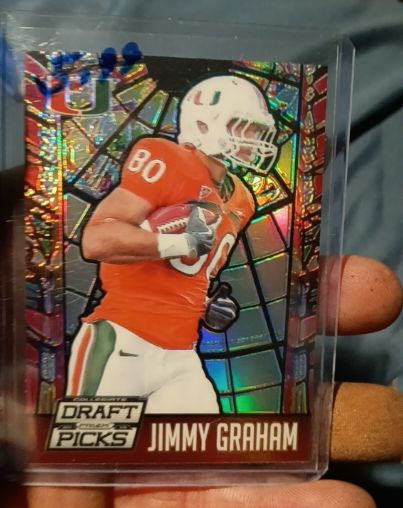 2016 Panini Prizm Collegiate Draft Picks #44 Jimmy Graham — front