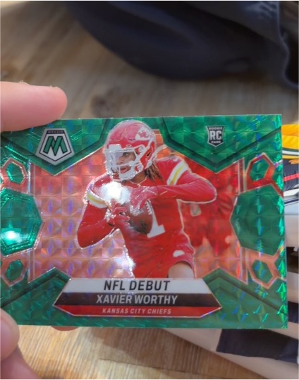 2024 Panini Mosaic NFL Debut #285 Xavier Worthy — front