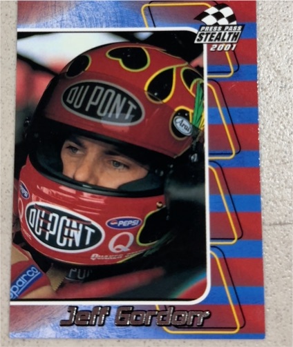2001 Press Pass Stealth #G30 Jeff Gordon — front