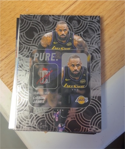 2025-26 Topps Signature Class #PU-1 LeBron James — front