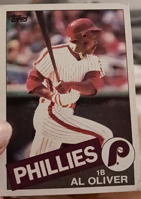 1985 Topps #130 Al Oliver — front