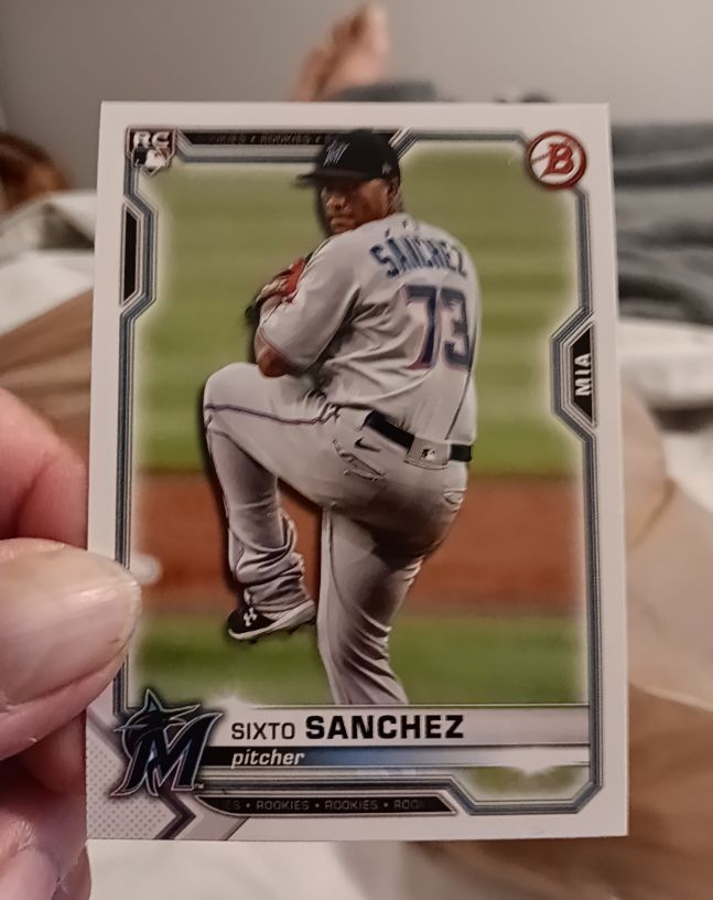 2021 Bowman #13 Sixto Sanchez — front
