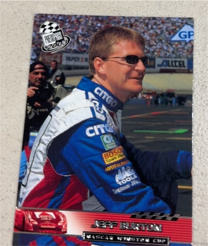 2003 Press Pass #5 Jeff Burton — front