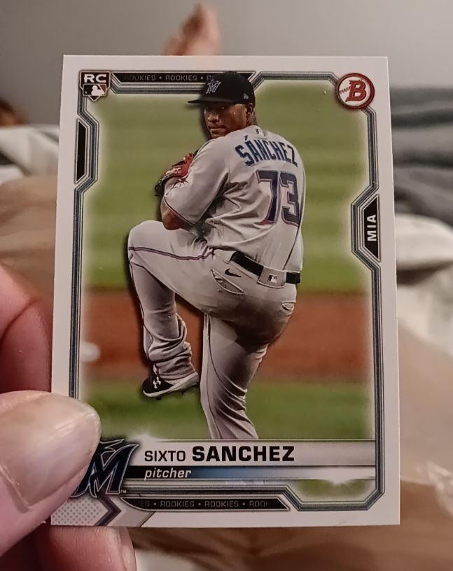 2021 Bowman #13 Sixto Sanchez — front