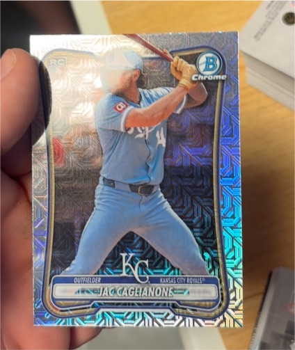 2026 Bowman Chrome #75 Jac Caglianone — front