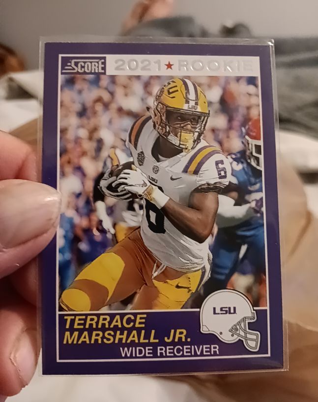 2021 Panini Chronicles Score #70 Terrace Marshall Jr. — front