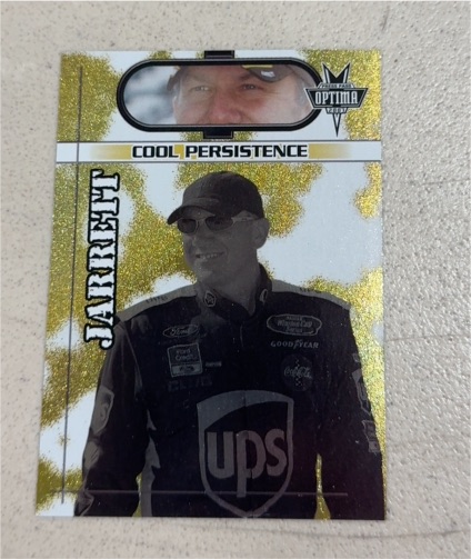 2003 Press Pass Optima #CP6 Dale Jarrett Cool Persistence — front