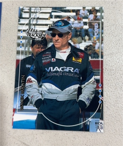2001 Press Pass Trackside #23 Mark Martin — front