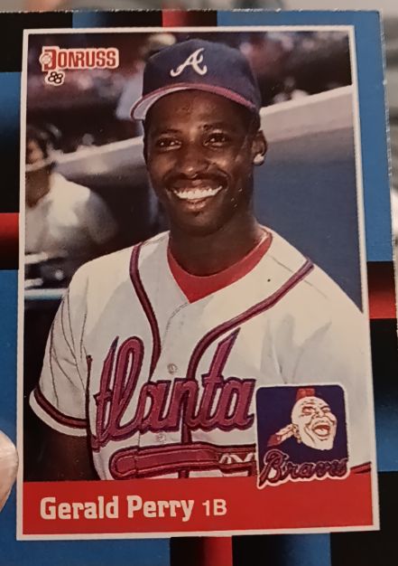 1988 Donruss #437 Gerald Perry — front