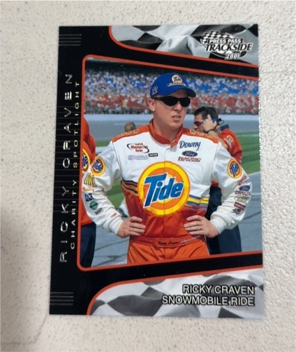 2001 Press Pass Trackside #83 Ricky Craven — front