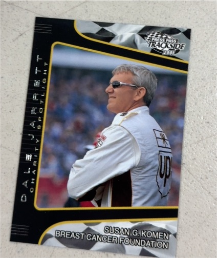 2001 Press Pass Trackside #86 Dale Jarrett — front