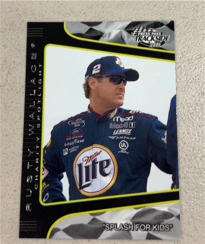 2001 Press Pass Trackside #89 Rusty Wallace — front