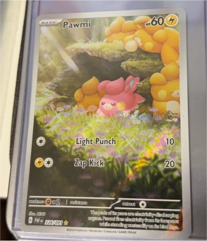 2024 Pokémon TCG Paldean Fates #226 Pawmi — front