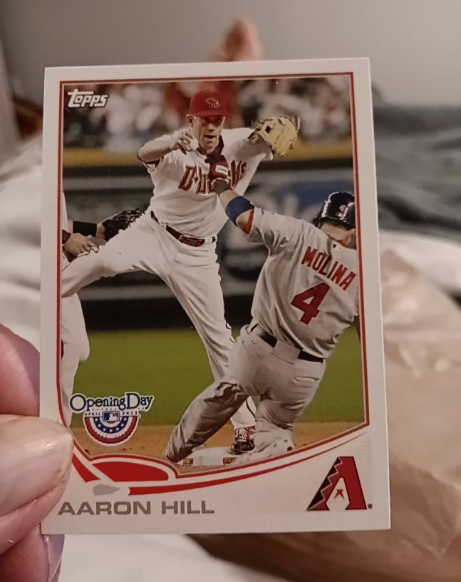 2013 Topps Opening Day #122 Aaron Hill — front