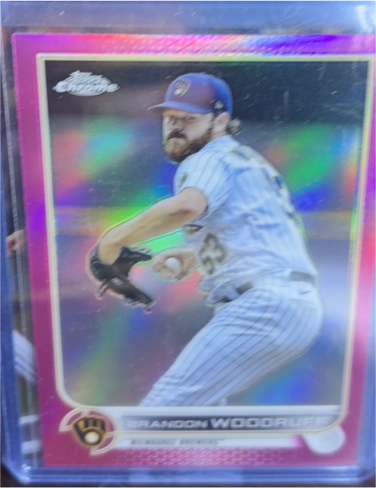2022 Topps Chrome #44 Brandon Woodruff — front