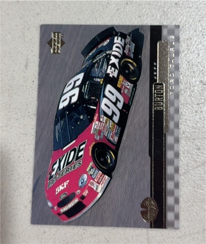 1996 Upper Deck Road to the Cup #RC79 Jeff Burton — front