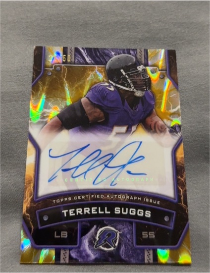 2024 Topps Resurgence Signatures #RS-TS Terrell Suggs — front