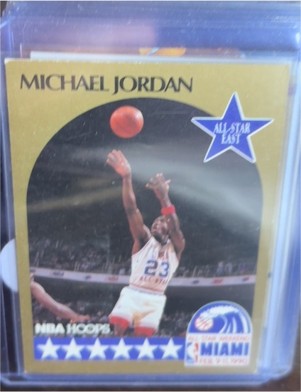 1990-91 NBA Hoops #5 Michael Jordan All-Star Game — front