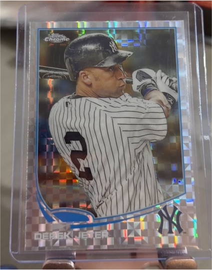 2013 Topps Chrome #10 Derek Jeter — front